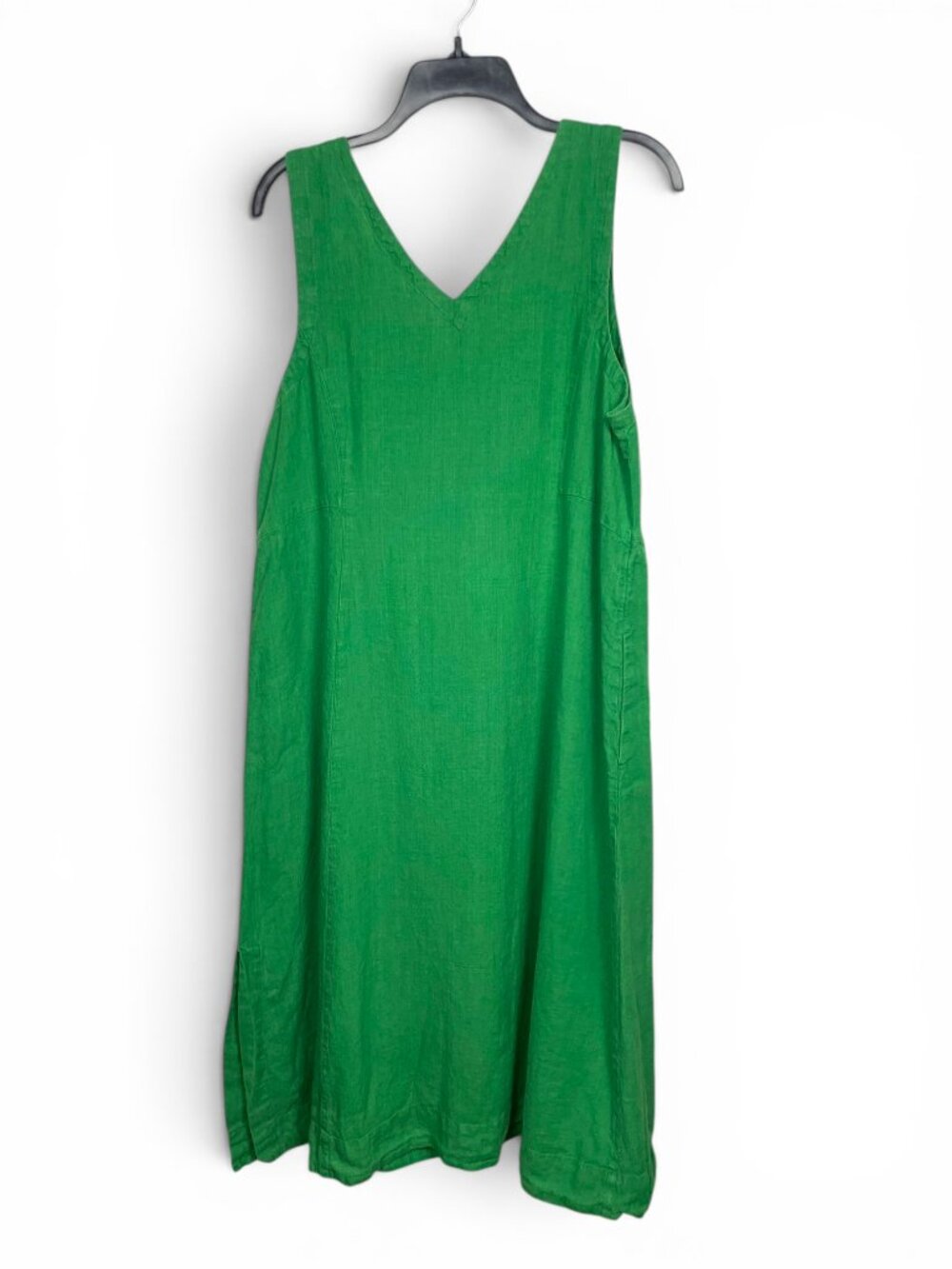 J Jill Love Linen green sleeveless dress Large - Picture 3 of 4